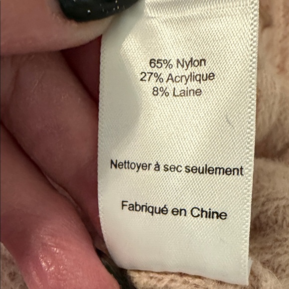 Astr Beige V-Neck Wrap Sweater - Picture 4 of 6